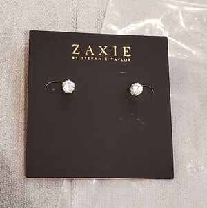 Zaxie CZ Cubic Zirconia Stud Earrings